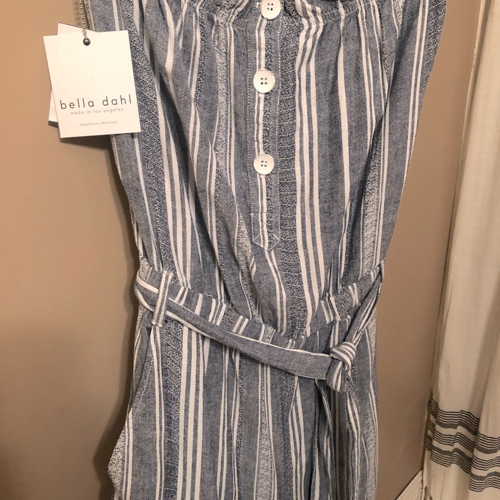 💙 Bella Dahl Strapless Jumpsuit NWT